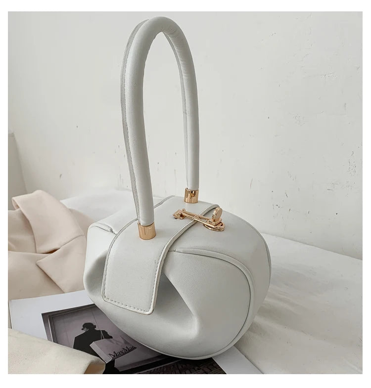 Women's Mini Bowling Round Shoulder Bag