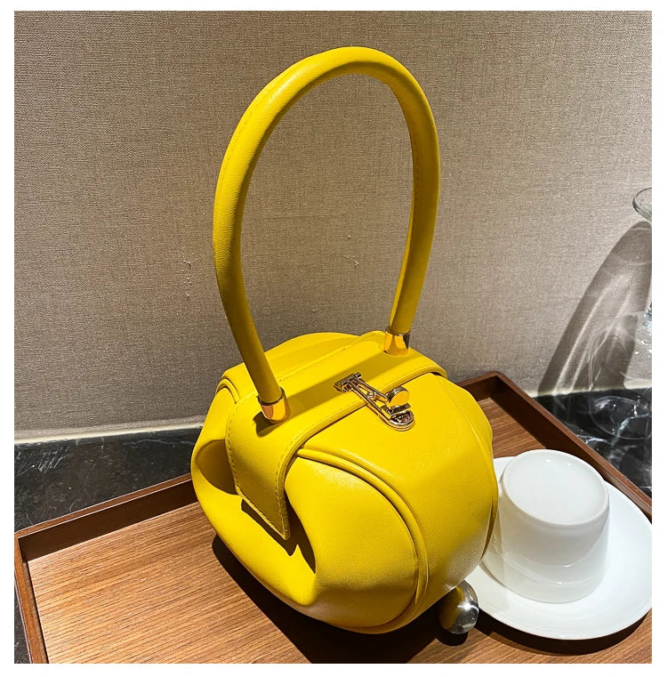 Women's Mini Bowling Round Shoulder Bag