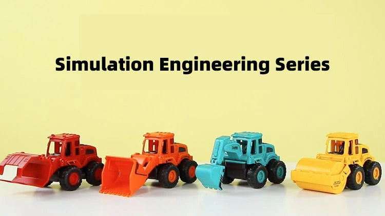 Simulation engineering vehicle toys, inertial vehicles, excavators, bulldozers, road rollers, claw machines, suitable as gifts f