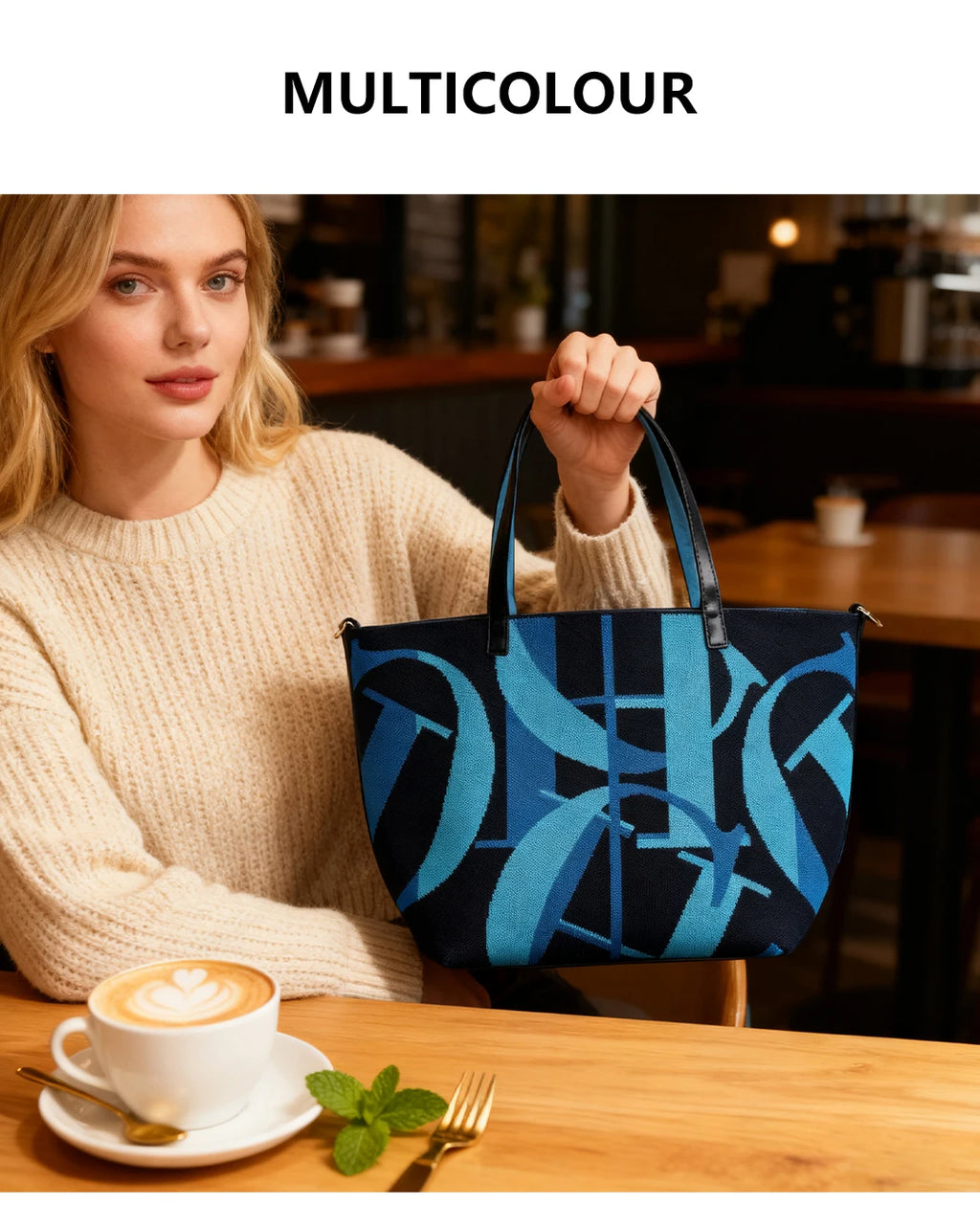 Women's Letter & Ruched PVC Bucket Shoulder Bag