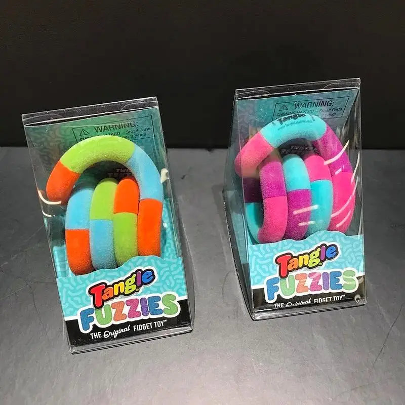 Official Genuine Fuzzies Twisty Fidget Toy Stress Relief ADHD Concentration Training Finger Sensory Toy Adult Anxiety Relief