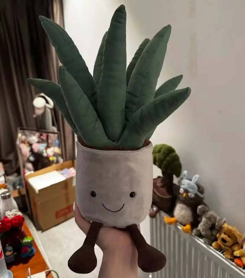 JC Plush Potted Plant Decor Toy Sunflower Daisy Drop Stuffed Soft Comfortable Doll Home Decoration Trendy Toy Jc Plush Gift