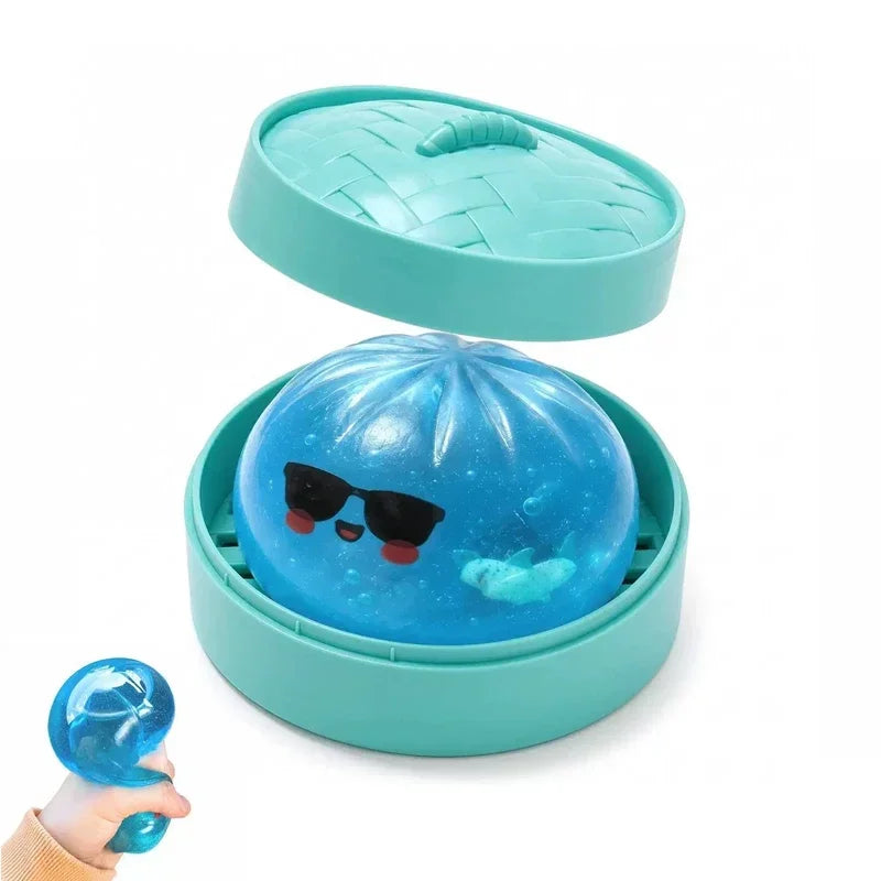 Glitter Dumpling Squishy Toy