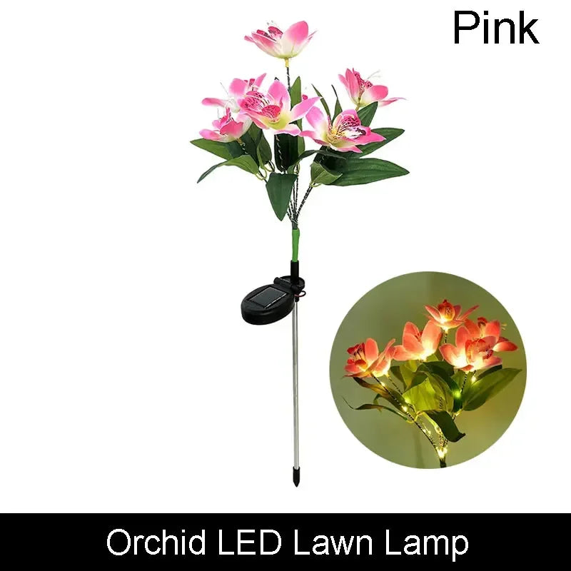 Solar Butterfly & Sunflower Lawn Lamp | Outdoor Garden Solar Light
