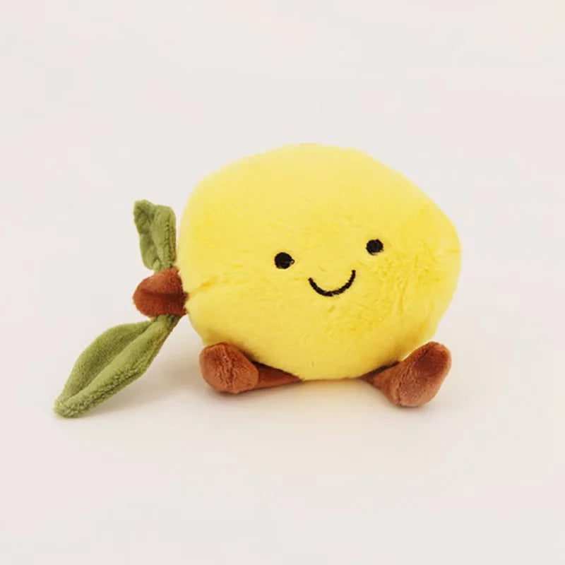 Jellecat Fun Fruit Series Doll Stuffed Bitter Gourd Plush Toy Handmade Doll Cartoon Anime Cute Children's Birthday Gift Doll