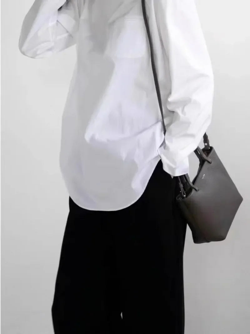 Women's Leather Small Tote & Crossbody Shoulder Bag