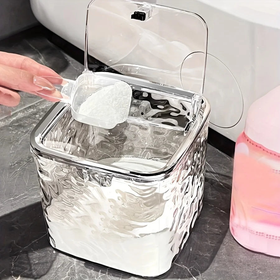 Laundry Pods Container For Laundry Room Organization Decor,Storage Box Laundry Powder Container for Laundry Organization