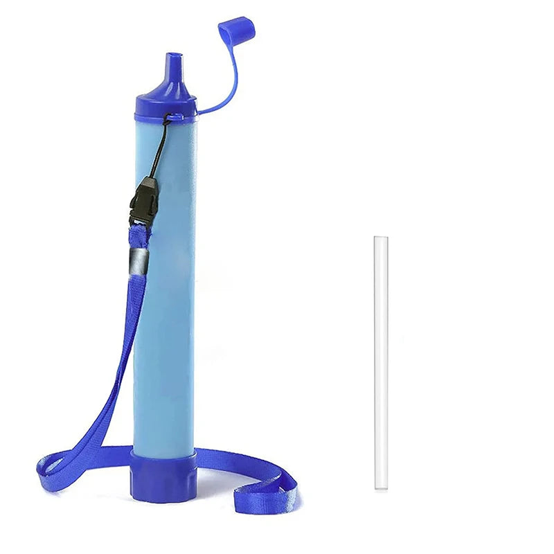 Disaster Preparedness Water Filter, Personal Survival Straw Purifier for Emergency Kits, Outdoor Camping & Hiking Gear