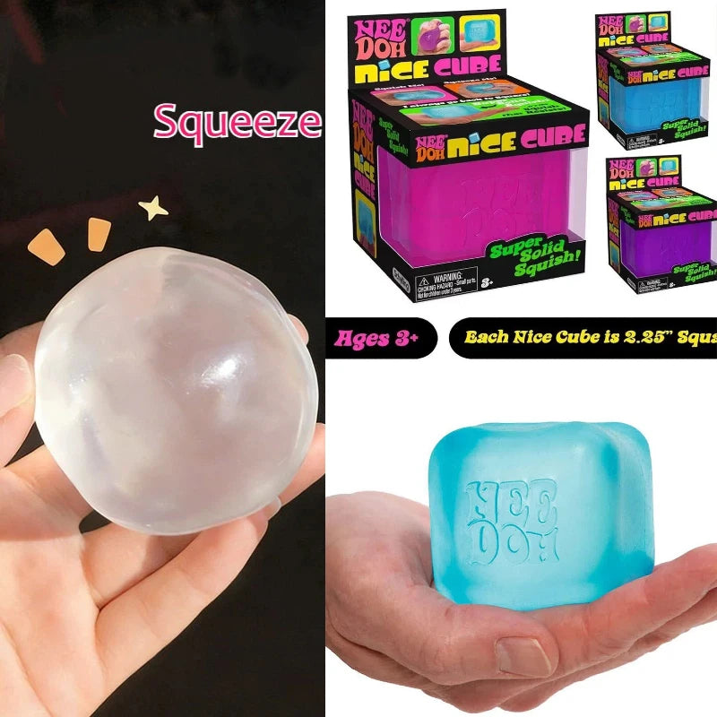 Needoh Squishy Fidget Toy | Anti-Stress Sensory Squeeze Toy for Kids & Adults