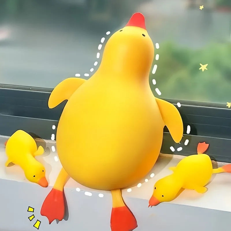 Squishy Antistress Duck Fidget Toy | Cute Goose Decompression Squeeze Toy for Kids & Adults