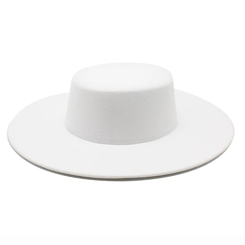 Unisex Cotton Bowler Fedora Hat – Felt Panama Style for Beach, Wedding & Everyday Wear | 56–58cm