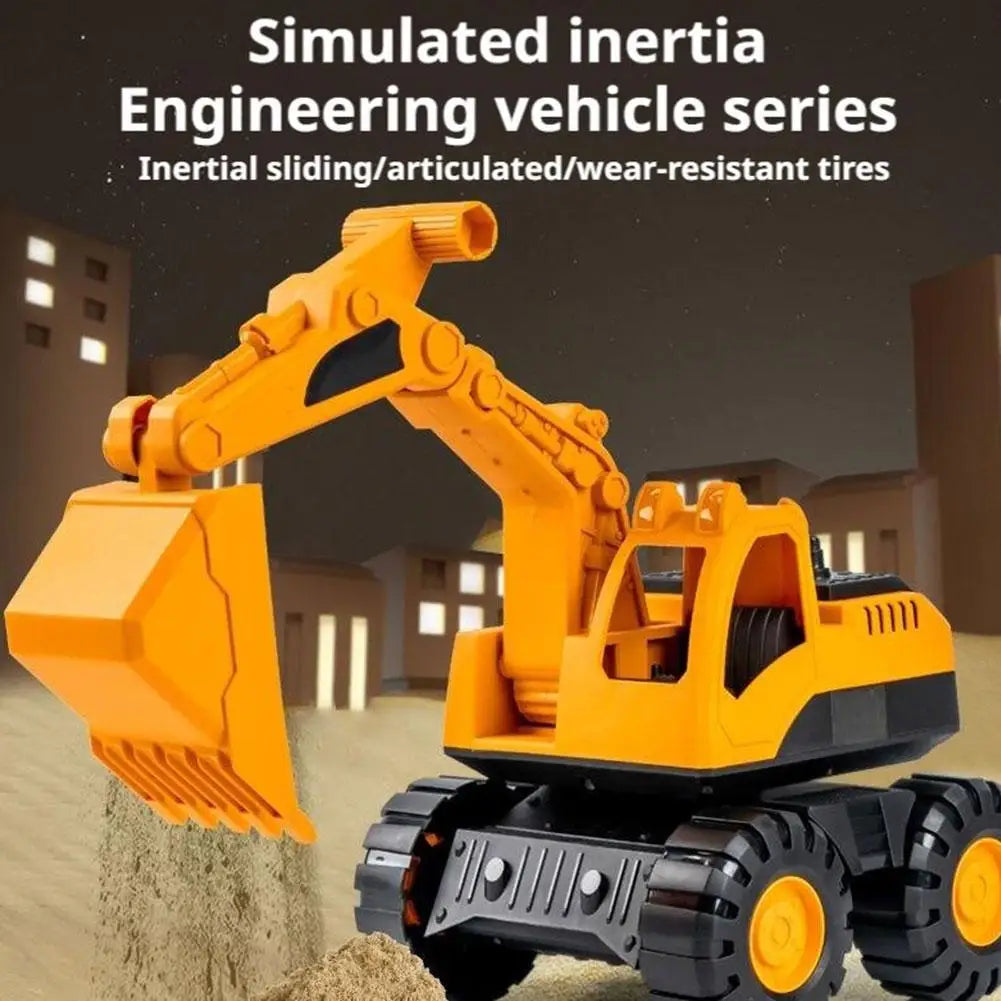 Excavator Truck Model Toy Engineering Vehicle Toddler Early Education Construction Vehicles Truck Boys Gifts