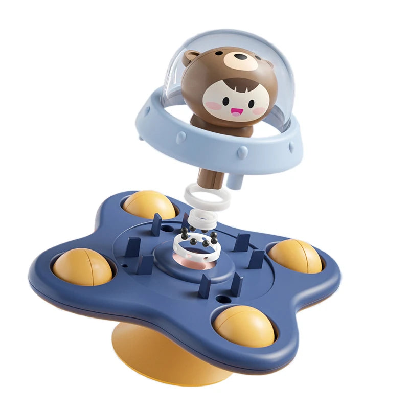 Montessori Suction Cup Spinner Toy | Sensory Table Game for Babies & Toddlers
