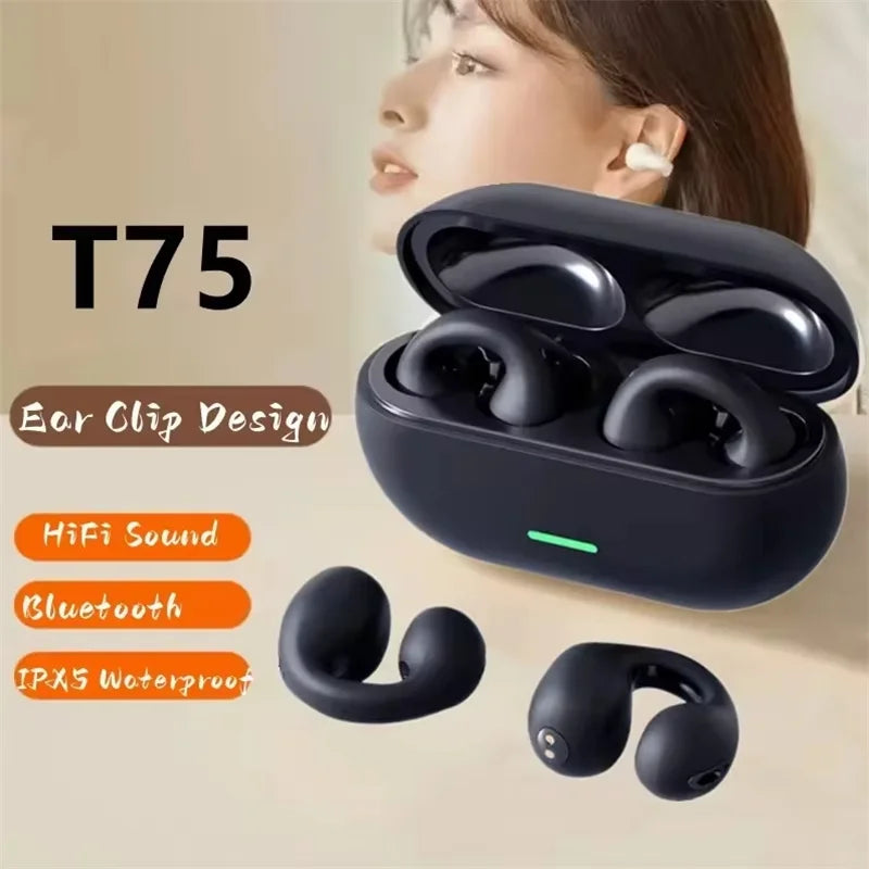 T75 TWS Wireless Earbuds - Bluetooth Sport Earphones