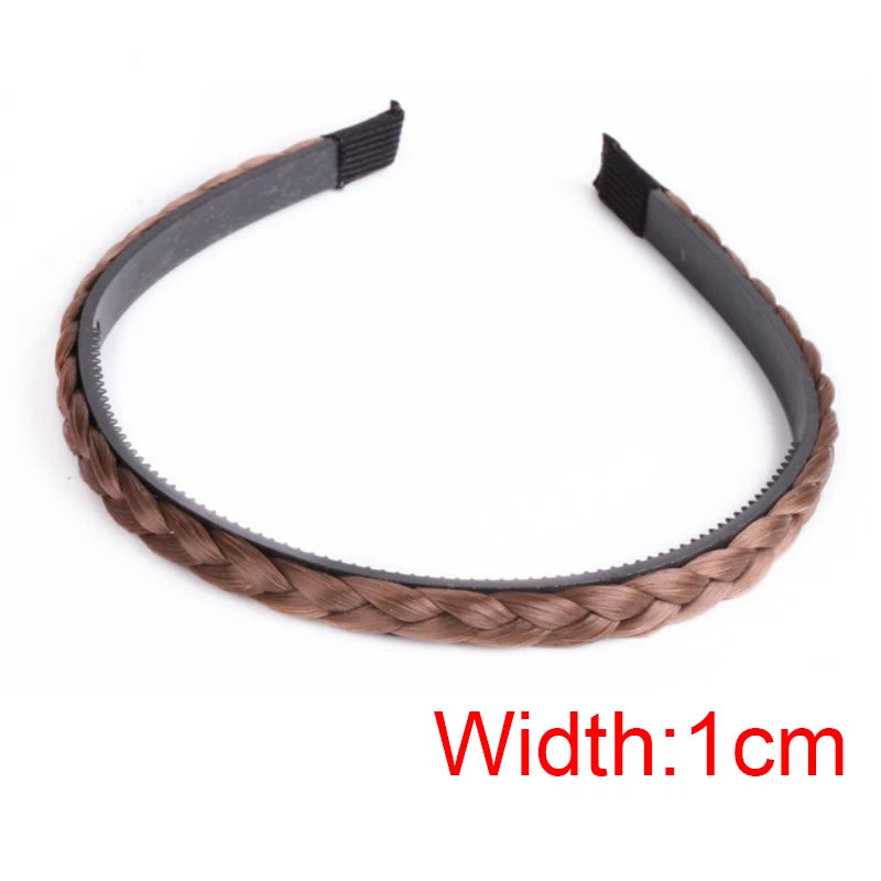 Braid Hair Band Women Fishbone Braid Wig Twist Braid Headband Hairpin Bohemia Non-slip Headdress Bridal Girls Hair Accessories
