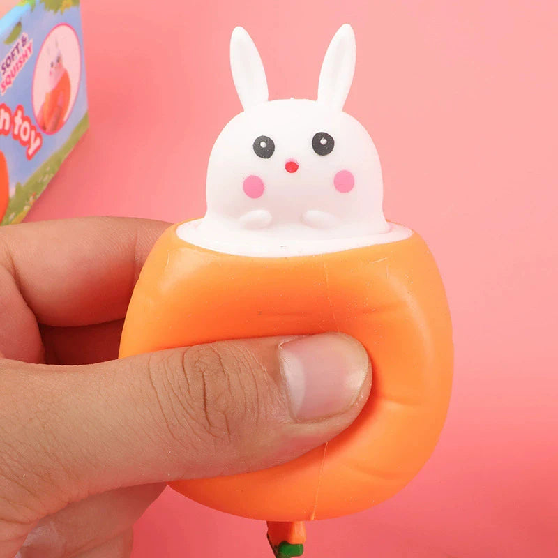 OUZEY Pop-Up Squishy Cheese Mouse & Squirrel Cup Toy | Slow Rebound Stress Reliever | 8 Styles