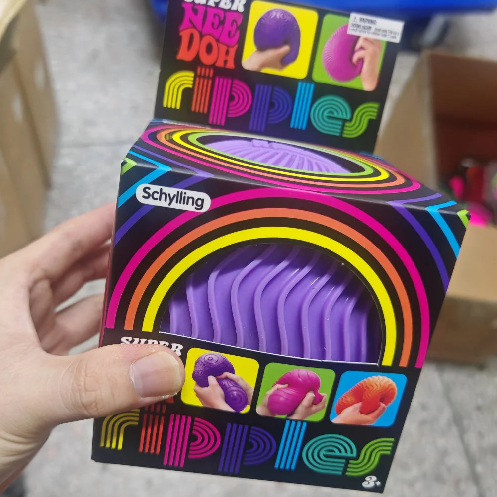 Ripple Textured Squishy Fidget Ball