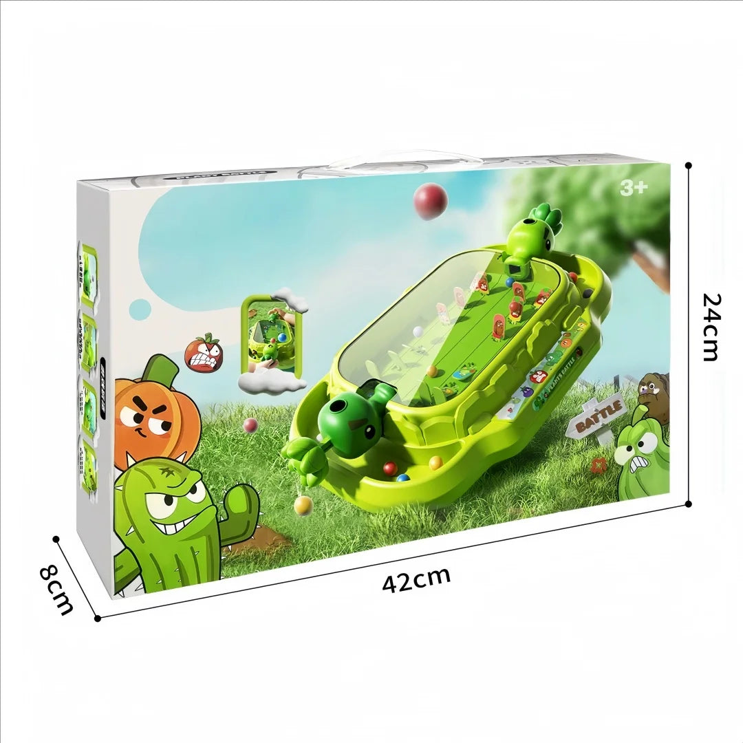 Plants vs Zombies 2-Player Tabletop Shooting Battle Game | Family Party Toy for Kids & Adults