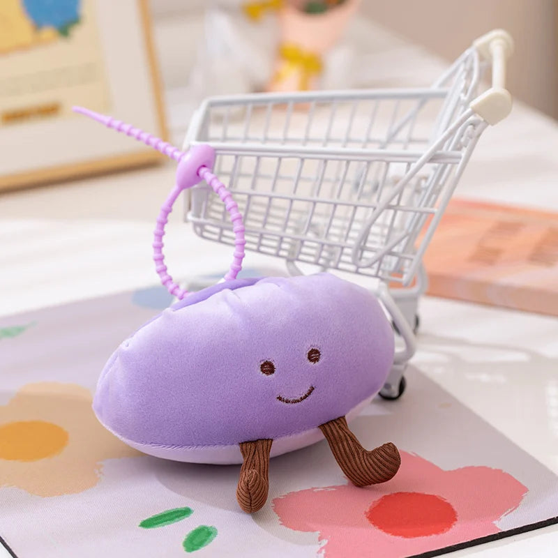 Cute Baozi & Dumpling Plush Stuffed Toy – Chinese Food Cartoon Soft Doll Keychain