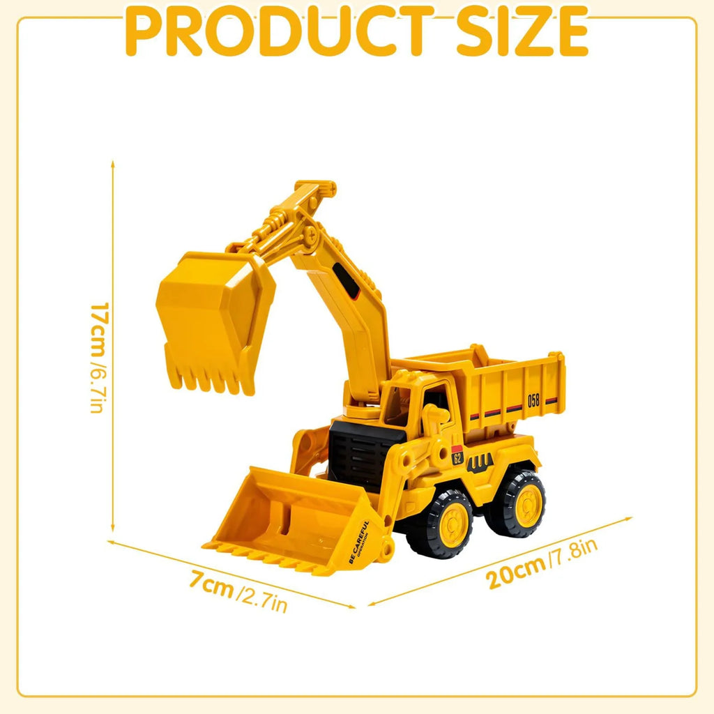 Creative Funny Friction Powered Toy Cars Push And Vehicles, Engineering Car Military Car Fire Truck Truck Toys Boys Gift