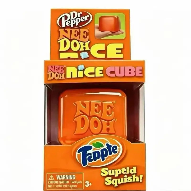 Needoh Nice Cube Sensory Stress Reliever | Fidget Tool for Anxiety & Focus — Kids & Adults