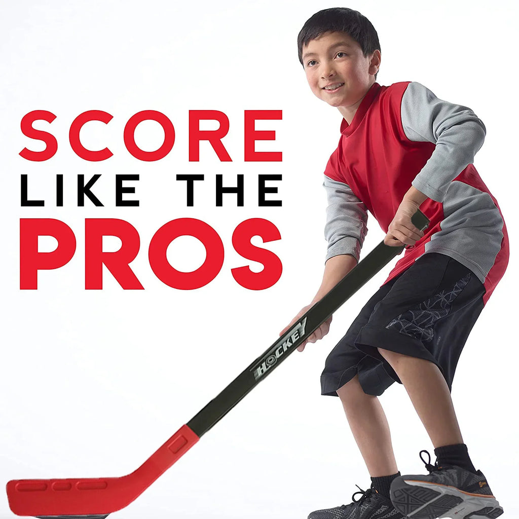 Kids Floor Hockey Starter Set – Stick, Puck & Ball for Indoor & Outdoor Play