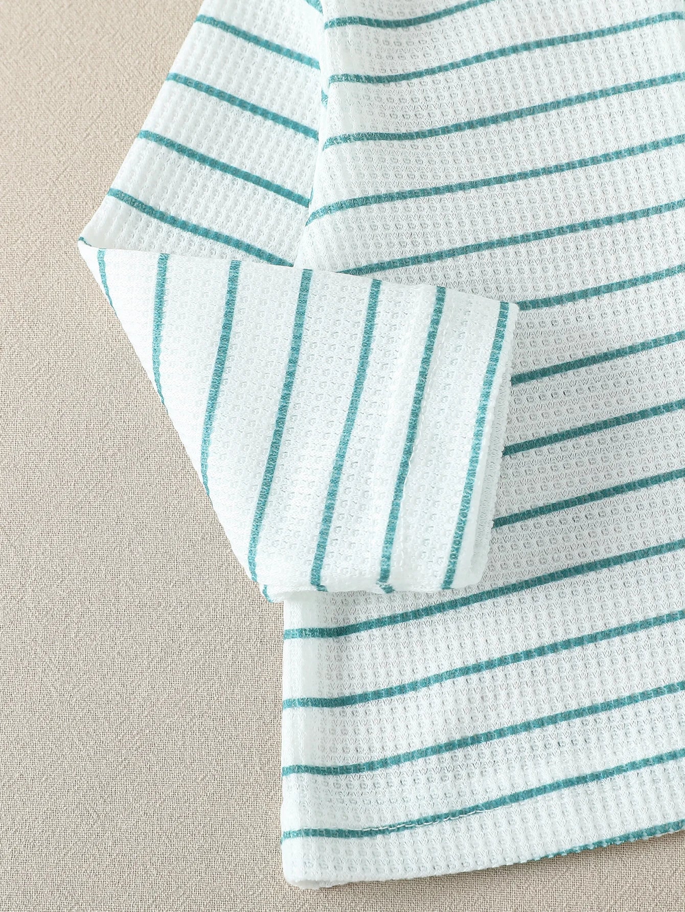 Toddler Baby Boys Clothes Fall Outfit Striped Crew Neck Long Sleeve Sweatshirt & Pants 2Pcs Set For 1-3Y Casual Daily Clothes