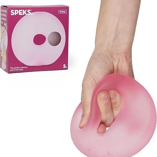 2026 Speks Gump Loop Pressure Ball Soft Stress Relieving Sensory Fidget Stress Ring Gel Squishy Toy for Kids Adults