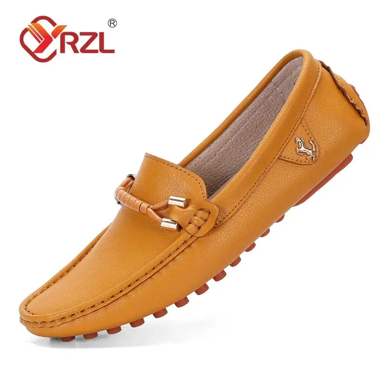 Men's Handmade Moccasin Loafers | Slip-On Casual Leather Shoes