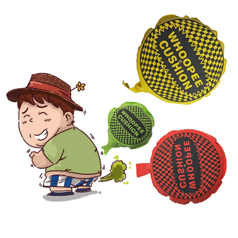 Funny Prank Toys for Kids Whoopee Cushion Joke Prank Maker Prank Fun Toys Fart Pad Pillow Toy Adult Kids Educational Gift