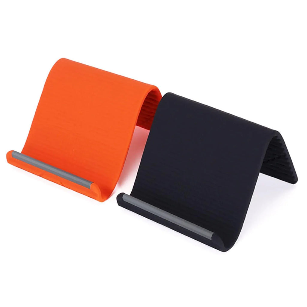 Portable Foldable Silicone Phone Holder, Bendable Freely into Any Shape, Multi-Angle Adjustable Stand for Mobile Phone Devices