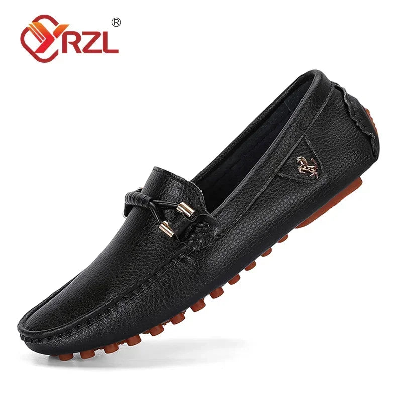 Men's Handmade Moccasin Loafers | Slip-On Casual Leather Shoes