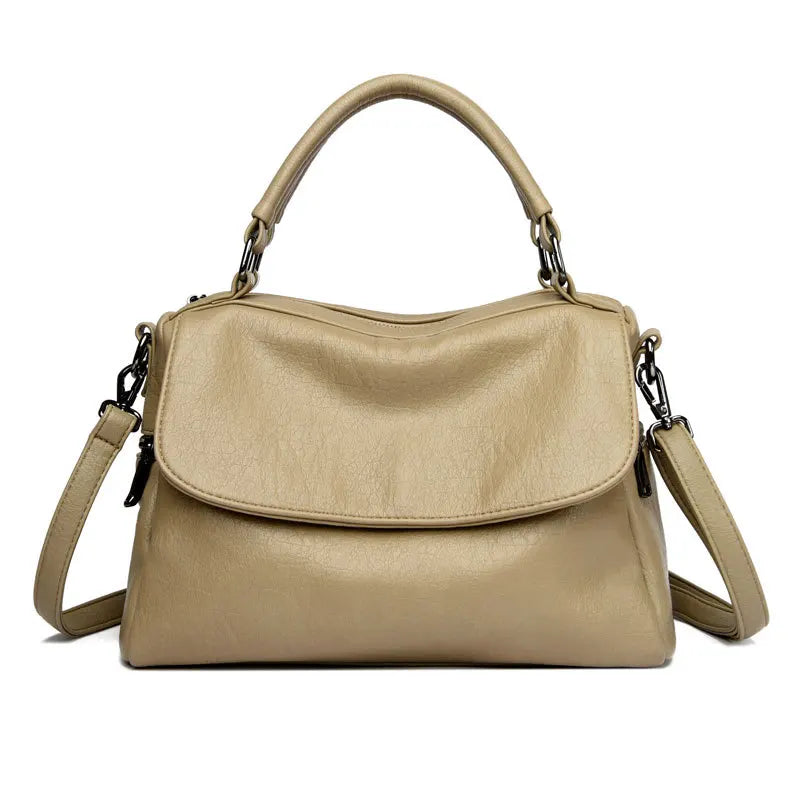 Women's Large Capacity Boston Bucket Bag