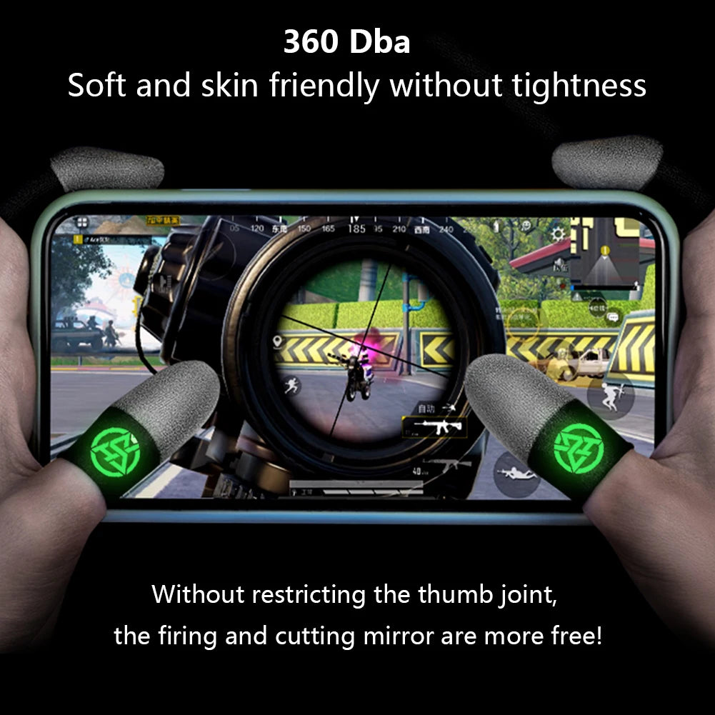 Luminous Gaming Thumb Gloves - Touch Screen Fingertip Sleeves