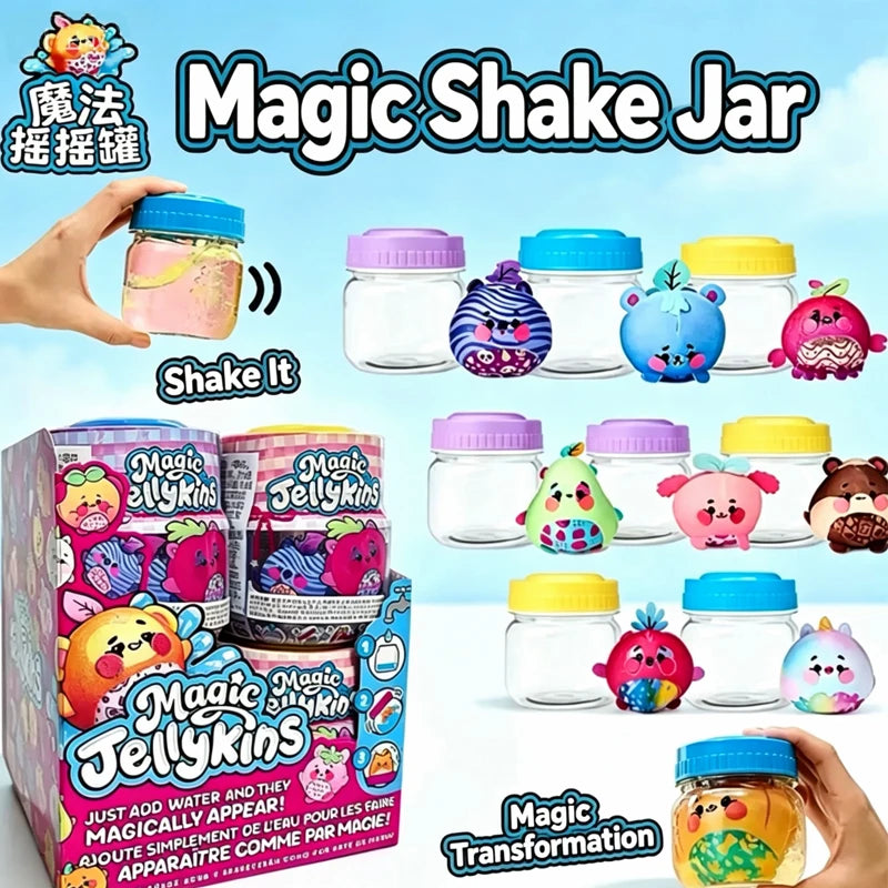 Magic Jellykins Plush | Water-Activated Surprise Stuffed Animal | Stress Relief Toy