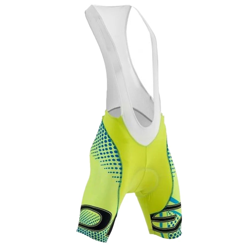 Men's Padded Cycling Bib Shorts – Breathable Lycra Road & MTB Compression Shorts