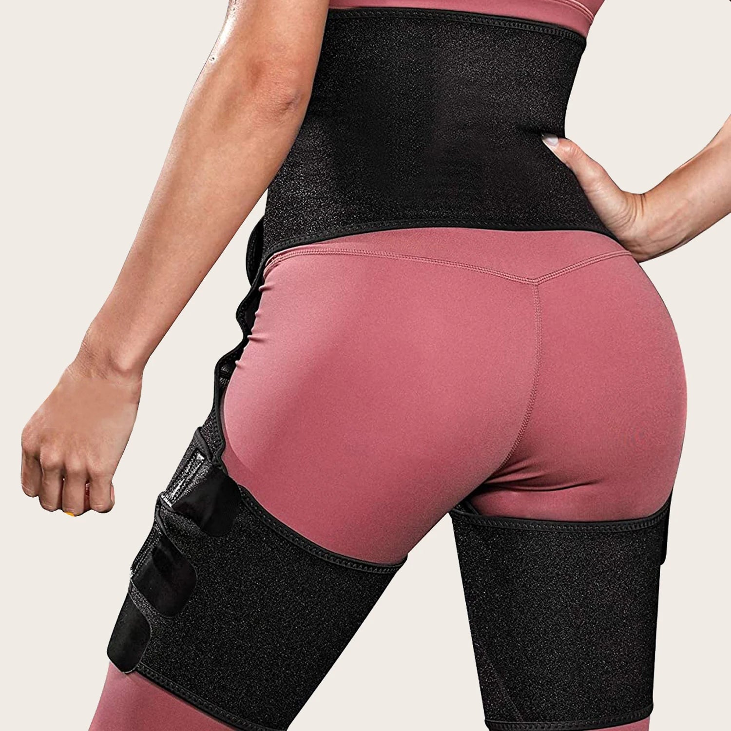 Waist Trainer Is Suitable For Women's Three-In-One Waist And Thigh Trimming And Weight Loss Training Hip LiftingTrimming Belt