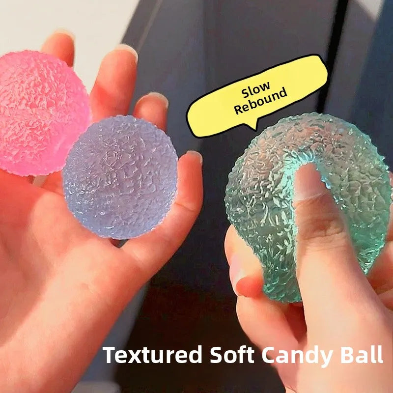 Ice Skin Maltose Squishy Stress Relief Ball | Slow Rebound Fidget Toy