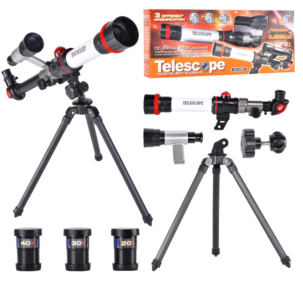 Professional HD Astronomical Telescope | Portable Monocular | Moon & Planet Observation | 3 Colors
