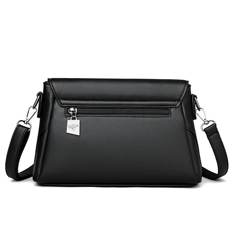 Women's PU Leather Casual Tote Crossbody Bag