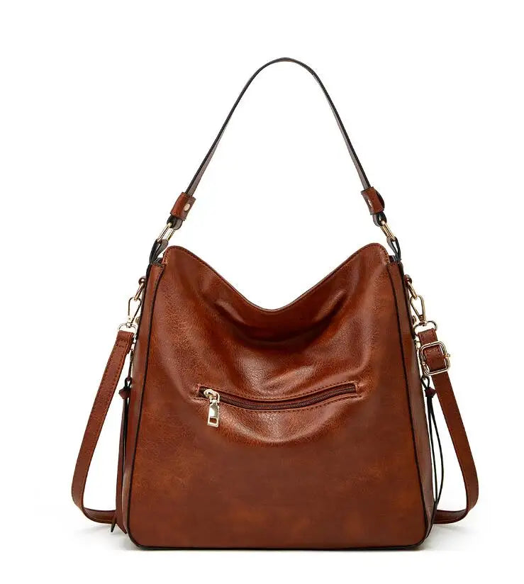 Women's Large Hobo Bucket Shoulder Bag