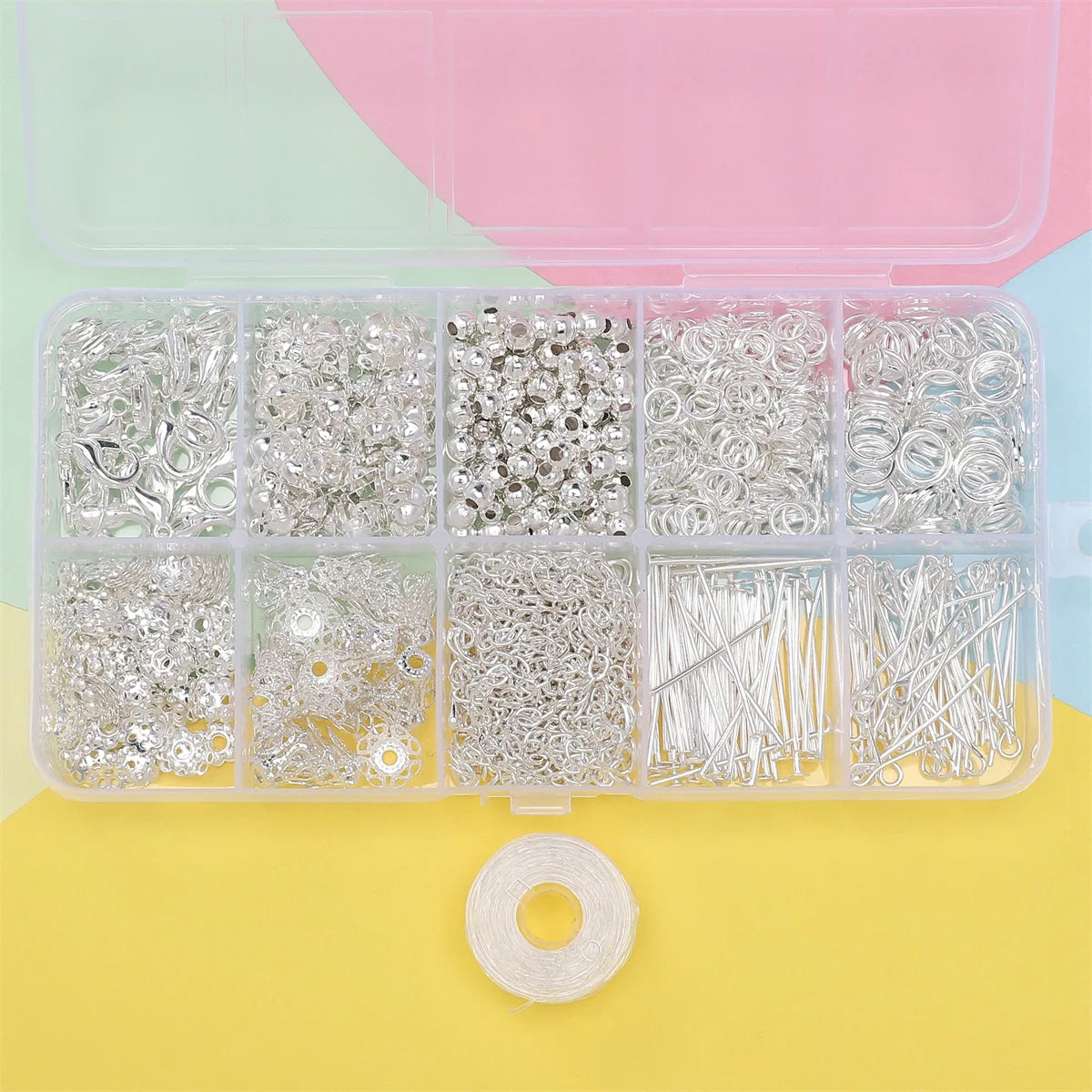 1Set/Bag Jewelry Making Starter Kit Earrings Necklace Findings DIY Beads Jewelry AccessoriesSuitable For Adults And Beginners