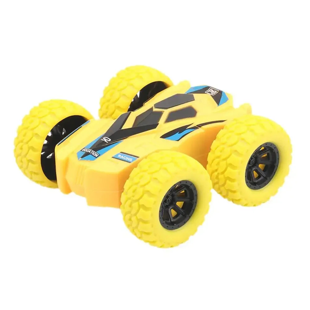 Toys Car Four-wheel Drive Off-road Vehicle Stunt Dump Cars Double-Side Inertia Car Boy Toy Car Pull Back Kids Toy Gift