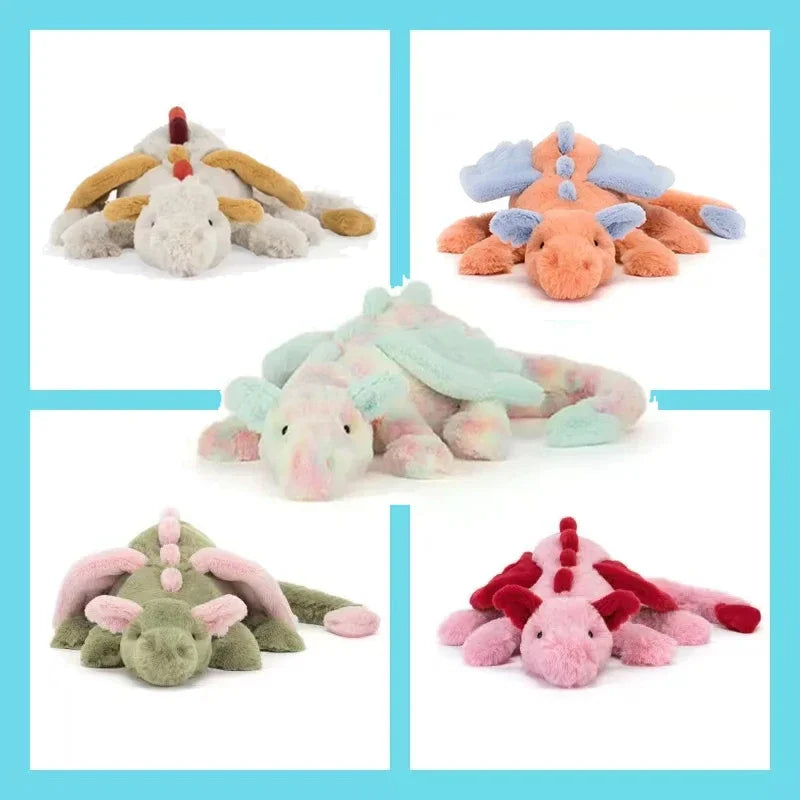 Jellycat Dragon Plush Toy Series | Cute Stuffed Animal Birthday Gift for Kids & Adults