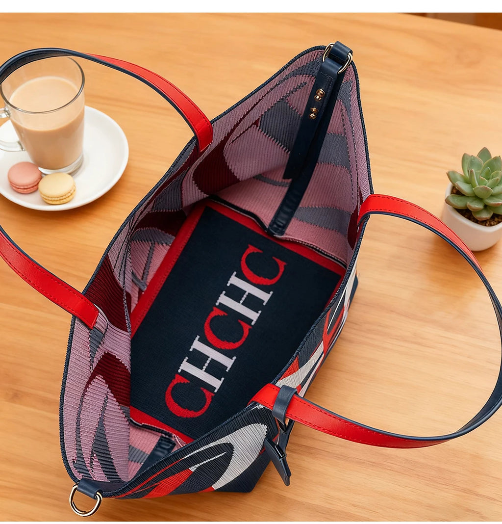 Women's Letter & Ruched PVC Bucket Shoulder Bag