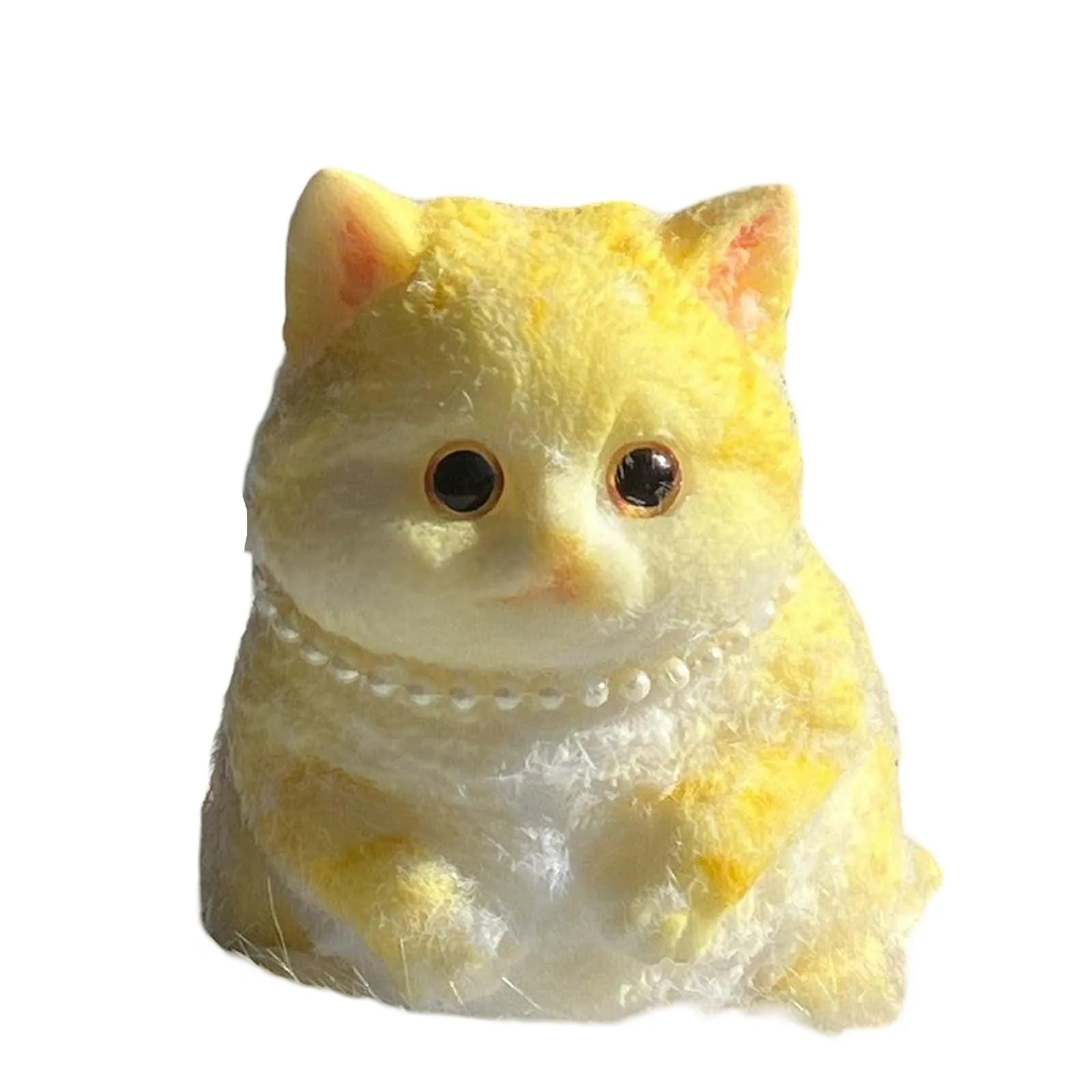 Simulated Fat Cat Stress Relief Pinch Toy Handmade Mini Cute Animal Desktop Ornaments Slow Rebound Squeeze Relaxation Toy