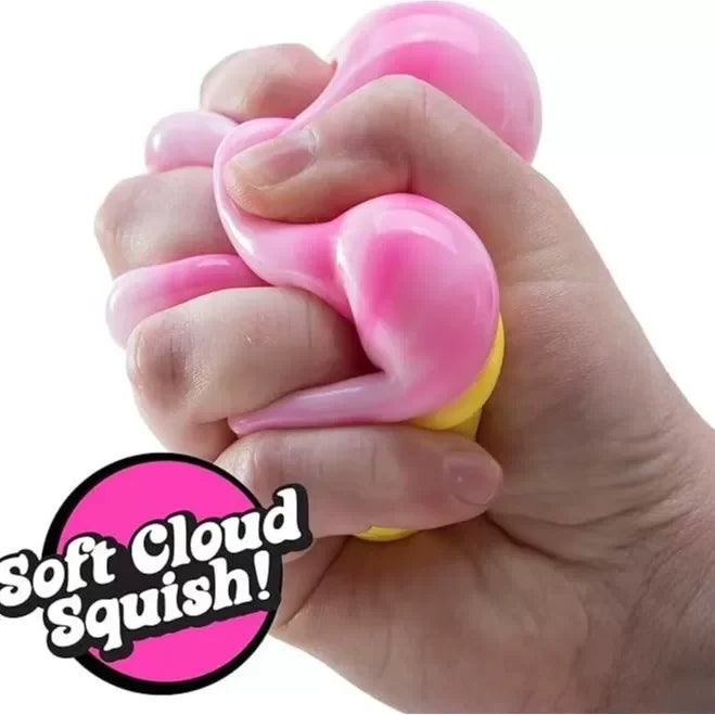 Needoh Nice Cream Cone Sensory Squeeze Toy | Non-Toxic Stress & Anxiety Relief for Kids & Adults