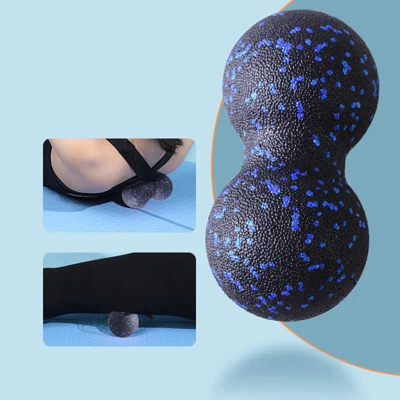 Peanut Massage Ball – Deep Tissue Fascia Roller for Muscle Relief