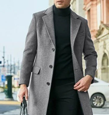 Men's Casual Autumn Coat – Relaxed Fit Outerwear in 5 Colors, Sizes S–4XL