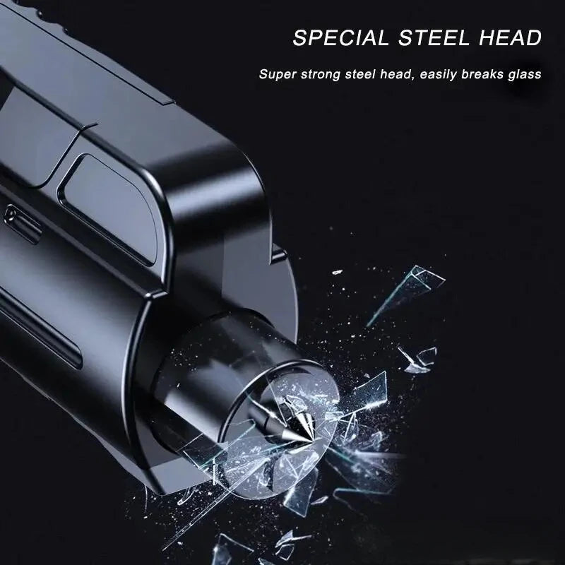 Emergency Escape Tool A5 Model Car Window Breaker with Seat Belt Cutter for Auto Safety and Life Saving Rescue Situations